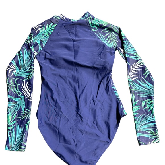 DACI women’s long sleeve sun protection rashguard surf suit swimwear swimsuit - Picture 4 of 5